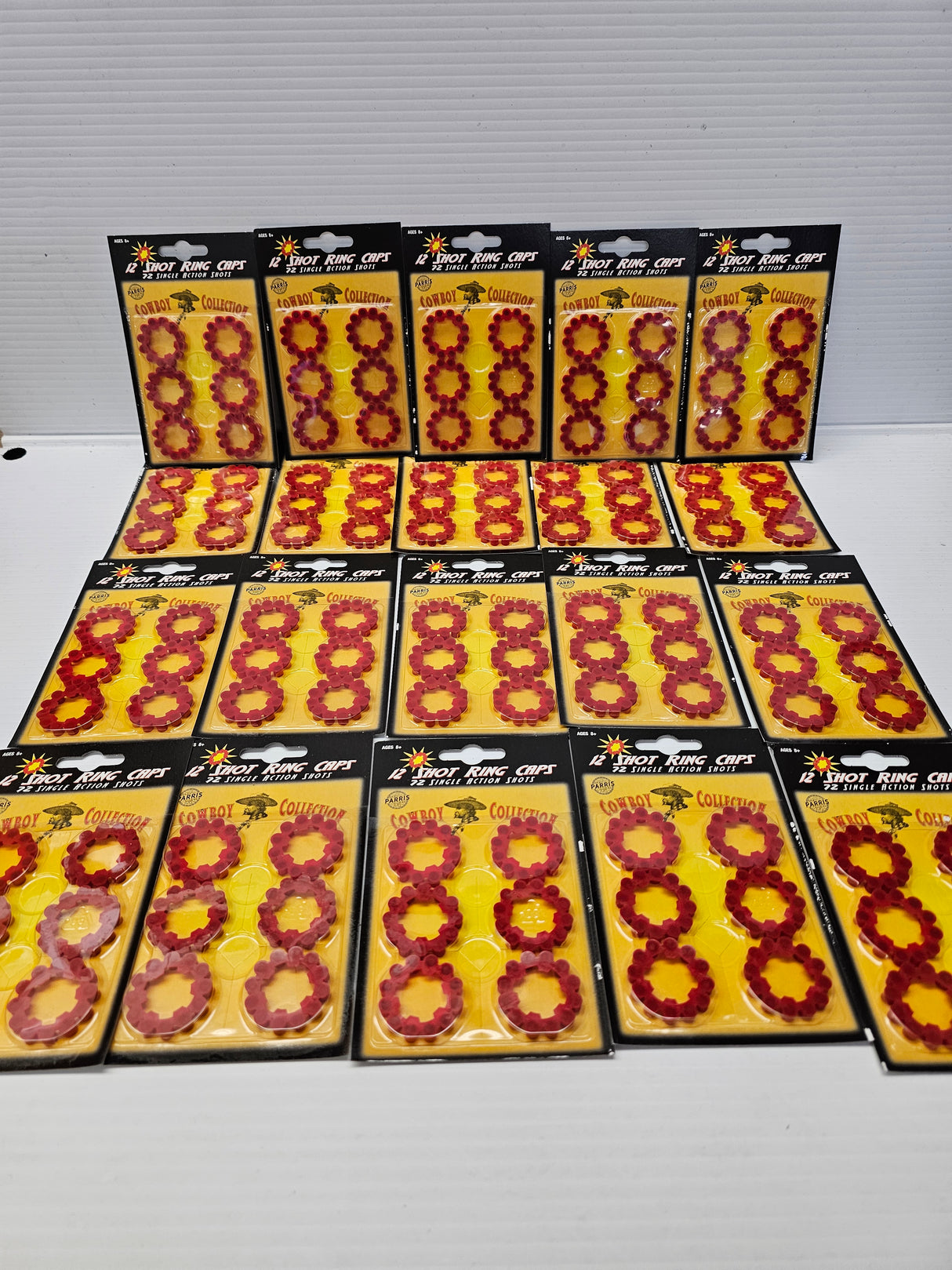 12 Shot Ring Caps 72 Single Action Shots | 914 | Parry Toys