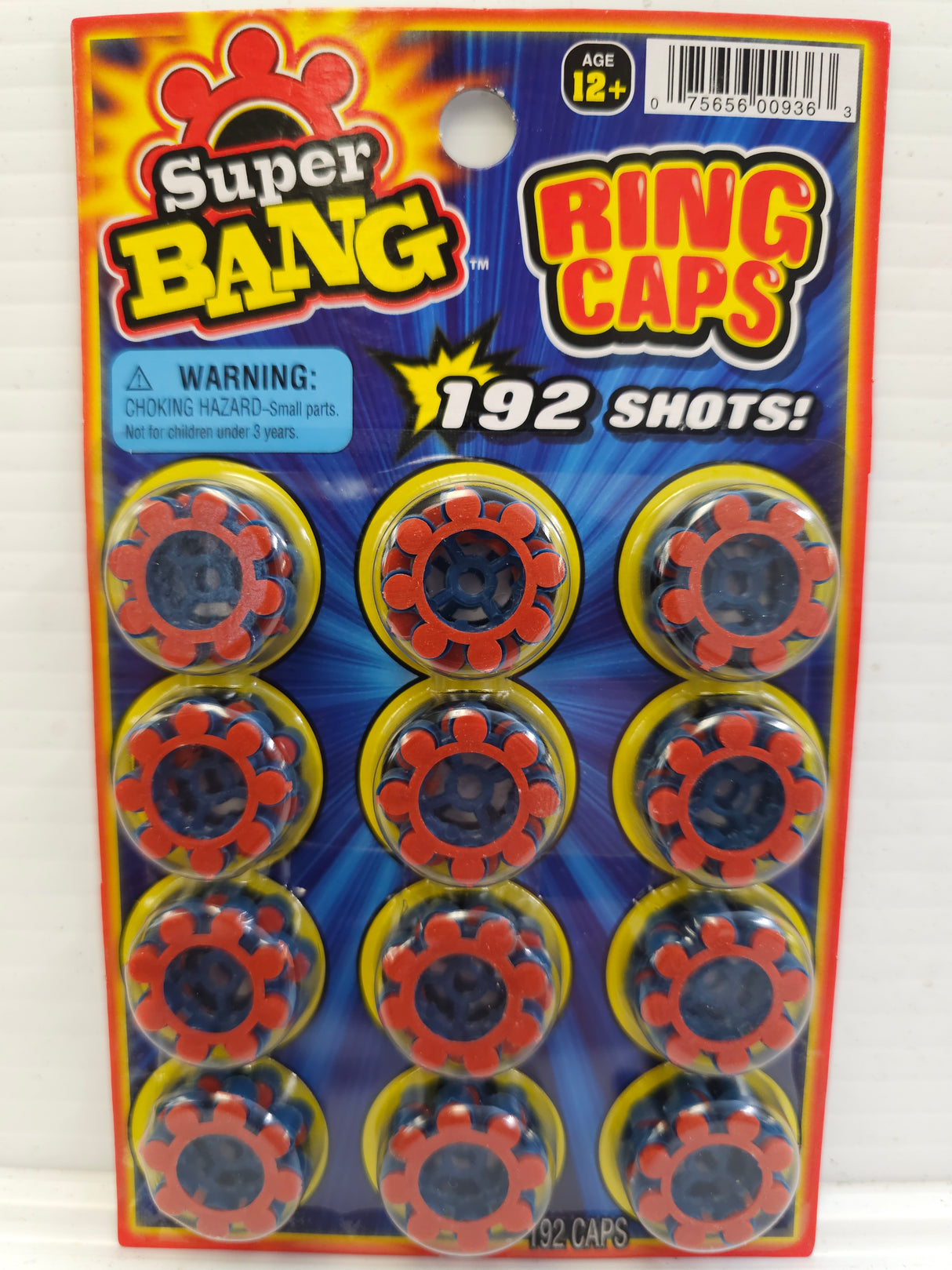 8 Shot 24 Ring Caps 192 Single Action Shots | 936| Super Bang