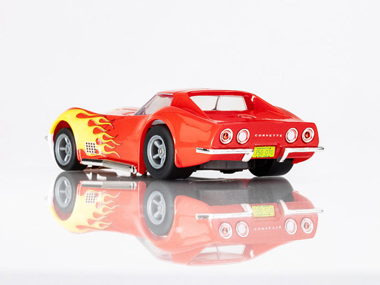 1970 Corvette Red w/Yellow Wildfire | 22055 | AFX/Racemasters