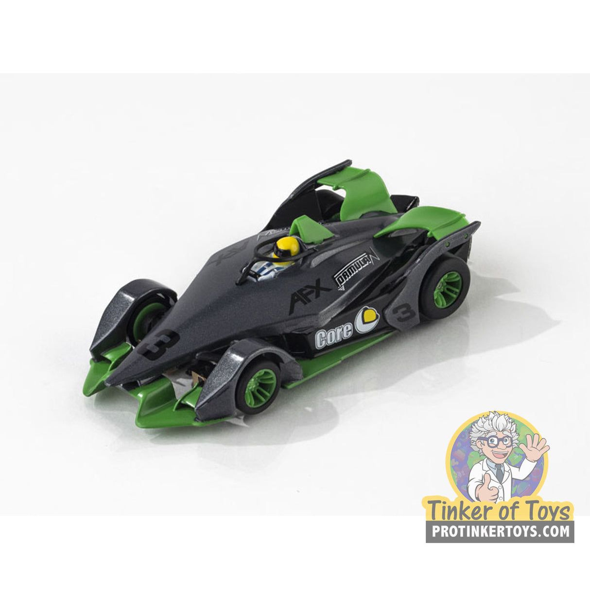 Formula N #3 Silver/Green | 22064 | AFX/Racemasters