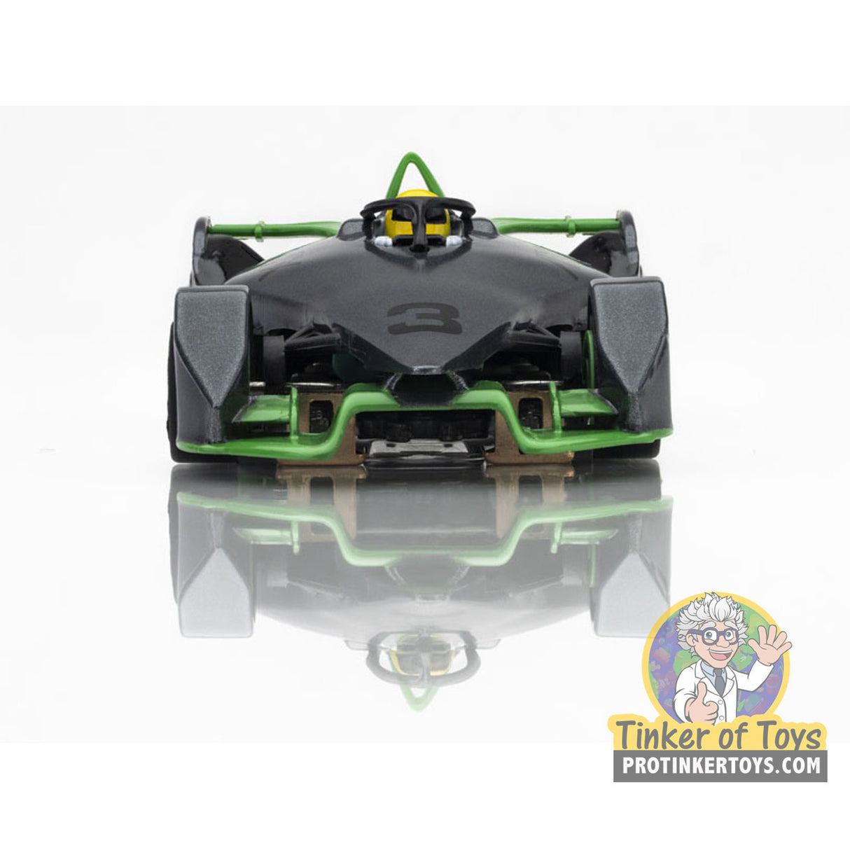 Formula N #3 Silver/Green | 22064 | AFX/Racemasters