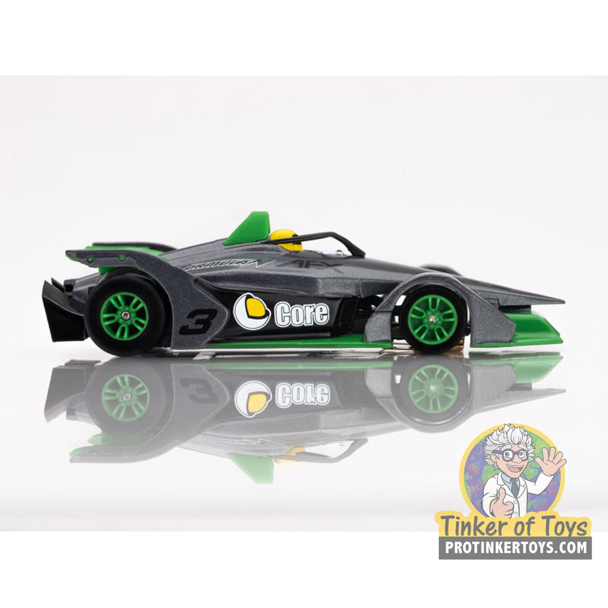 Formula N #3 Silver/Green | 22064 | AFX/Racemasters