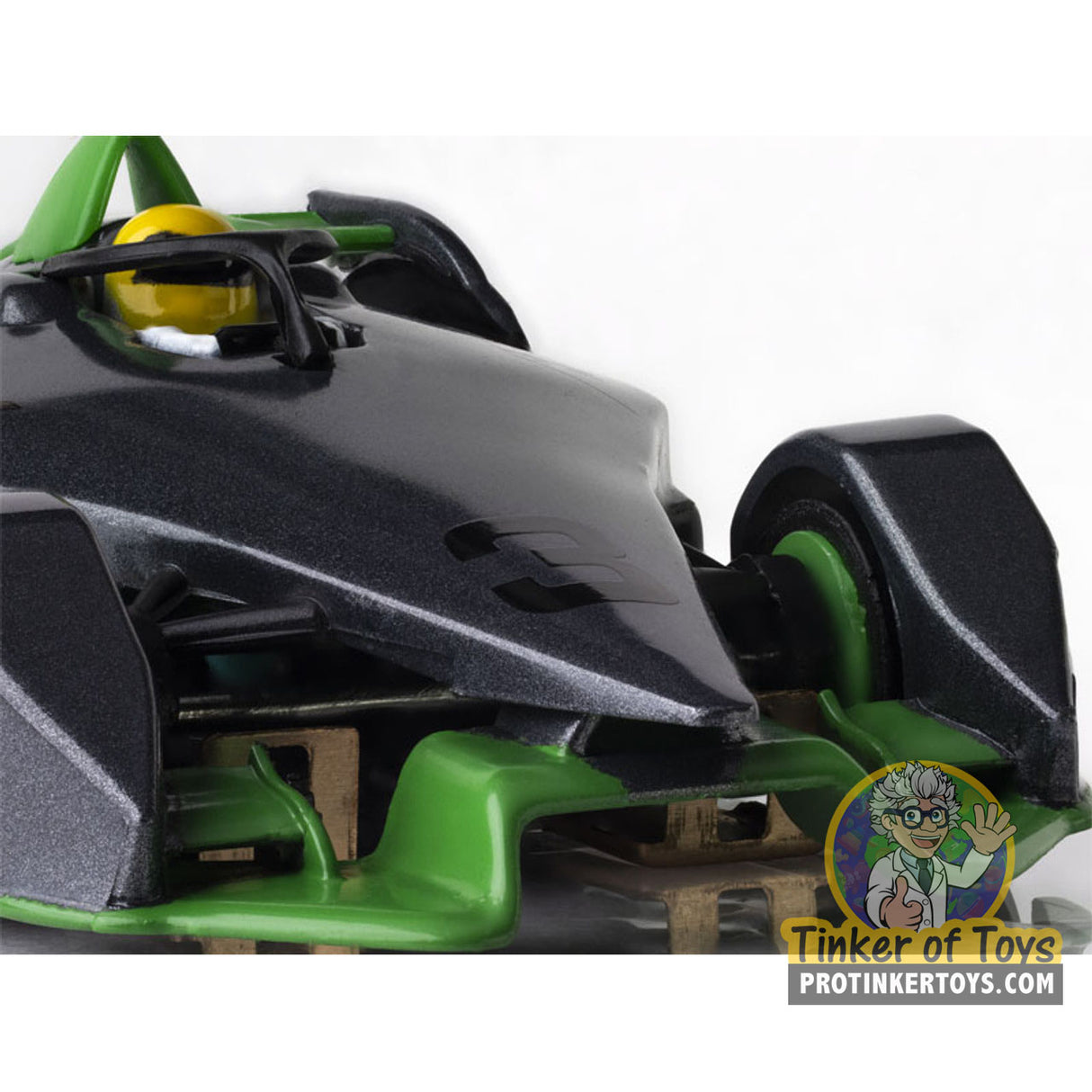 Formula N #3 Silver/Green | 22064 | AFX/Racemasters