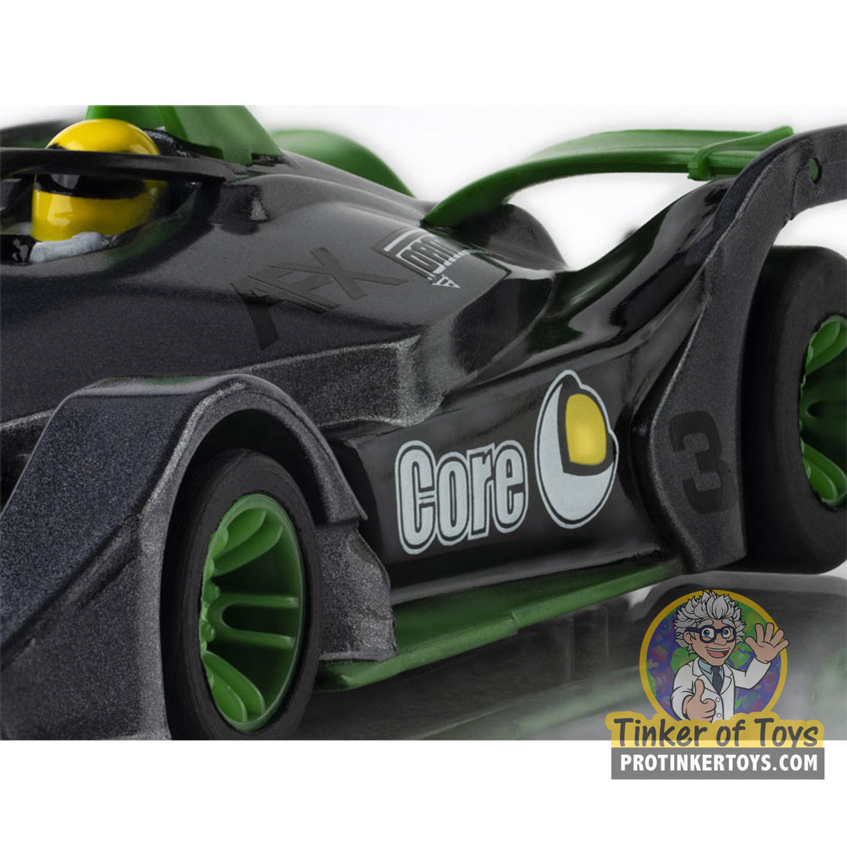 Formula N #3 Silver/Green | 22064 | AFX/Racemasters