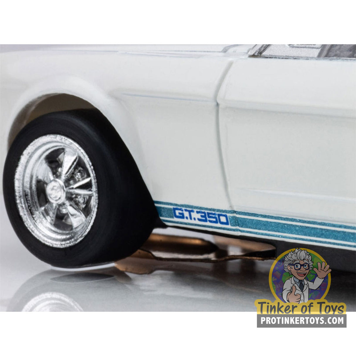 1965 Shelby Mustang GT350 White/Blue | 22068 | AFX/Racemasters