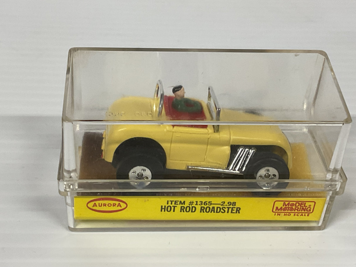 Aurora AFX Hot Rod Roadster Yellow Thunder-jet | 1365 | Aurora - AFX- Model Motoring