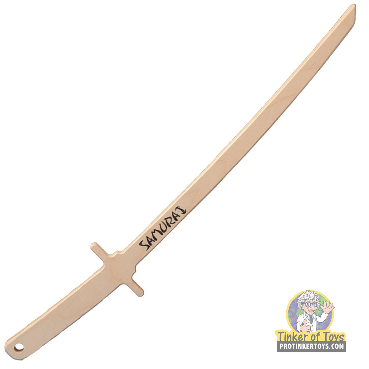 26.75" Wooden Samurai Warrior Katana Sword | 022SMR | Magnum Rubber Band Guns