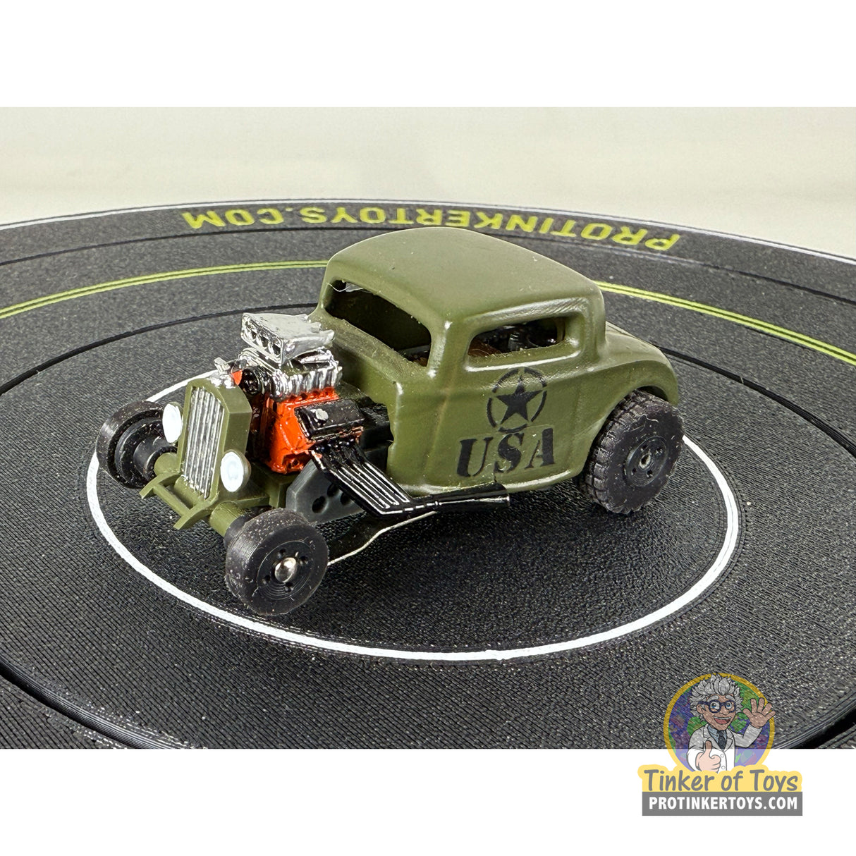 32 Coupe Hot Rod “U.S. Army HQ1” Matte | Extreme 3D Customs