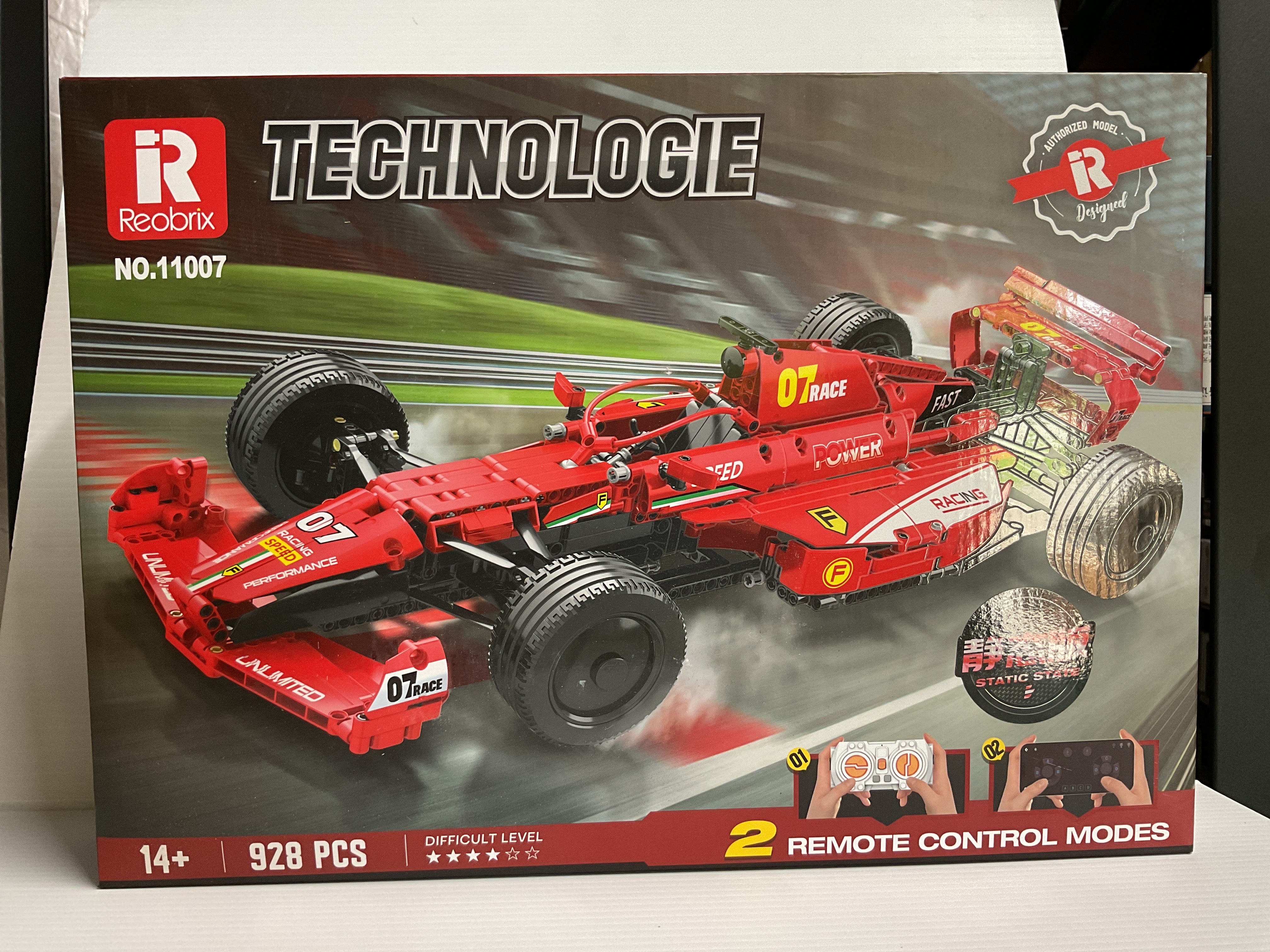 1/8 RC Ferrari F1 Race Car (928 Pcs) (928 Pcs) | REO1107 | Reobrix