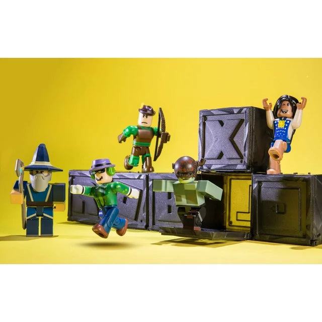 Roblox action figures in a dynamic, action-packed scene for 01504