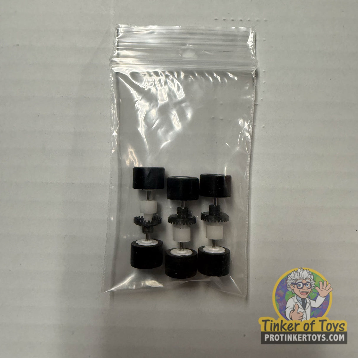 440x2 Rear Axle Assembly w/ Wheels 3pk | 6691 | Tyco