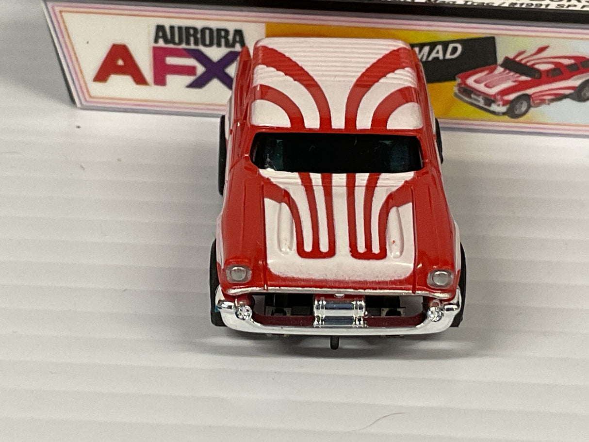 Aurora AFX 1957 Chevy Nomand sp Fast "sunburst" Red | 1991 | Aurora - AFX