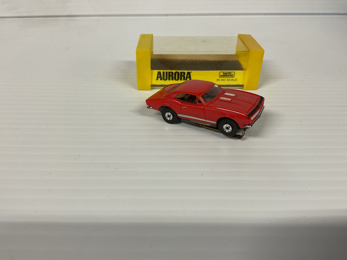 Aurora AFX Camero 1967-70 Red/Black Stripe Thunder-jet | 1388 | Aurora - AFX- Model Motoring