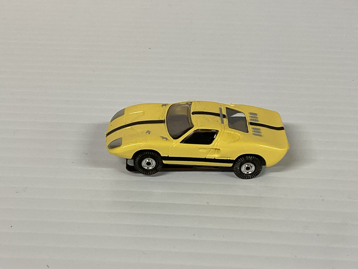 Aurora AFX -Thunder-jet IFord GT Yellow/black | 1374 | Aurora - AFX- Model Motoring
