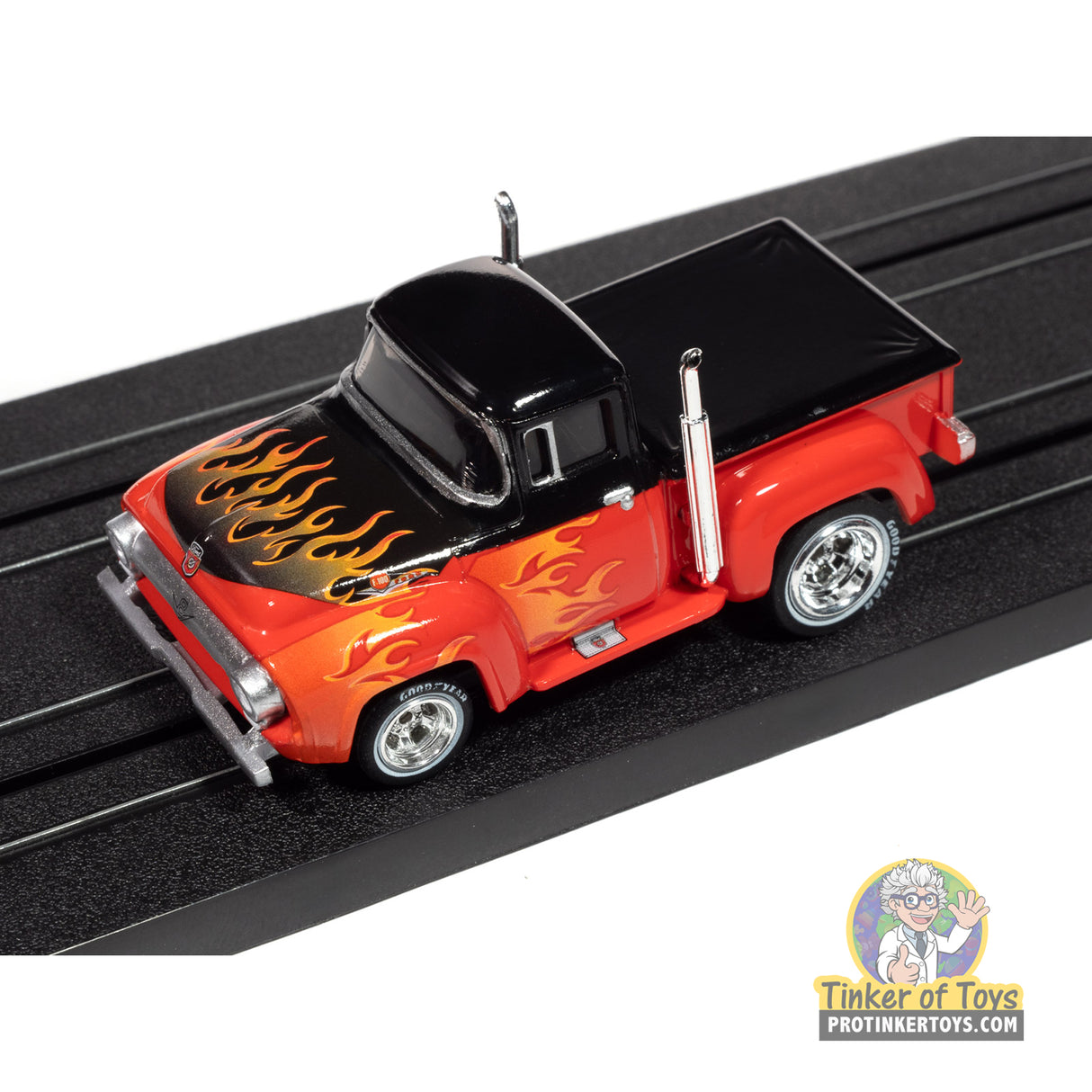 4Gear 1956 Ford F100 Pickup (Red) 3A | SC413 | Auto World