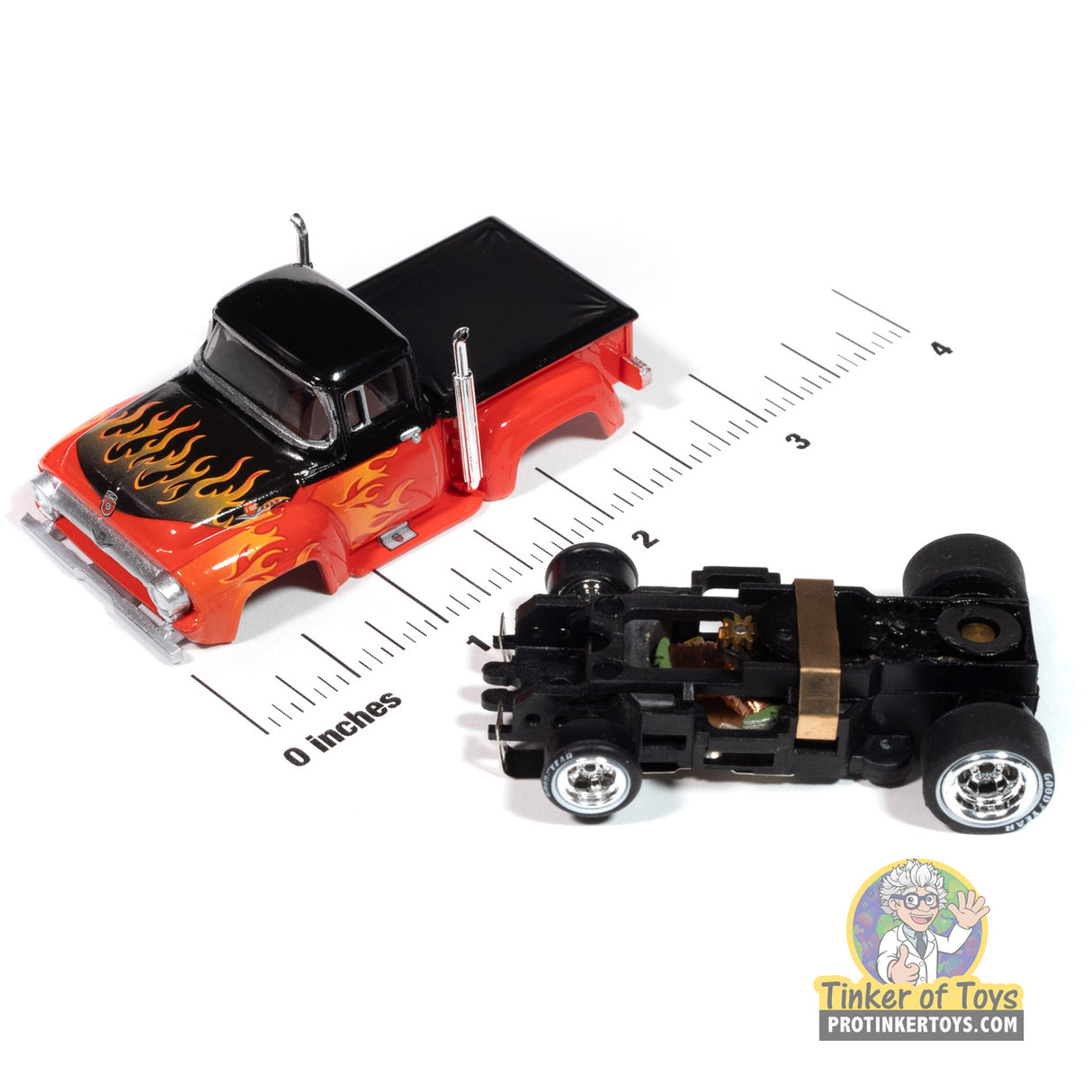 4Gear 1956 Ford F100 Pickup (Red) 3A | SC413 | Auto World