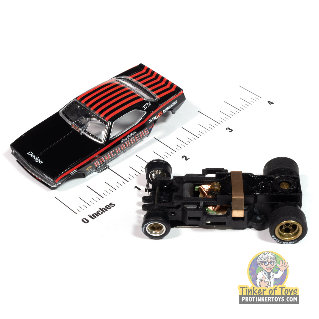 4Gear 1970 Dodge Challenger Ramcharger (Black) 4A | SC413 | Auto World