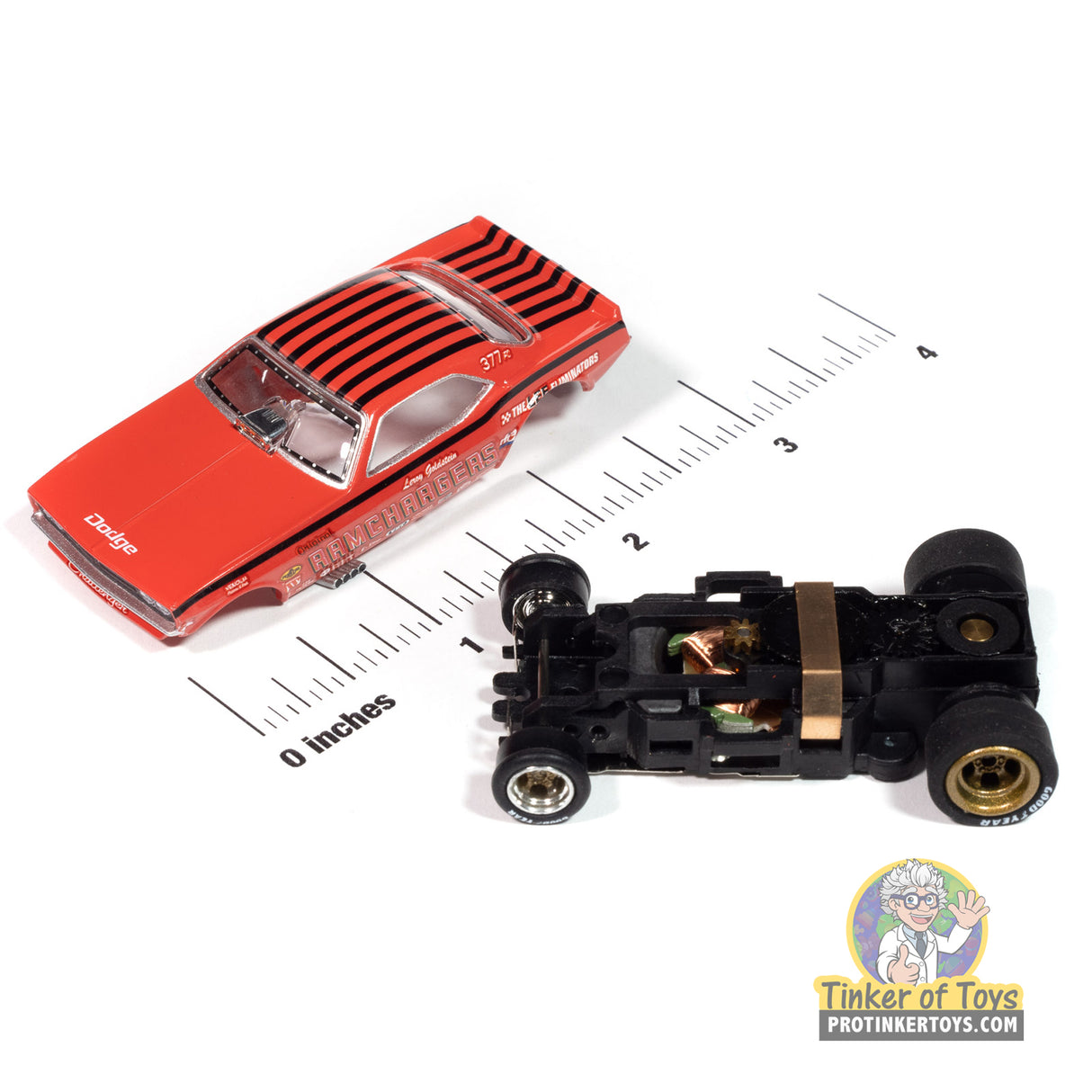 4Gear 1970 Dodge Challenger Ramcharger (Red) 4B | SC413 | Auto World