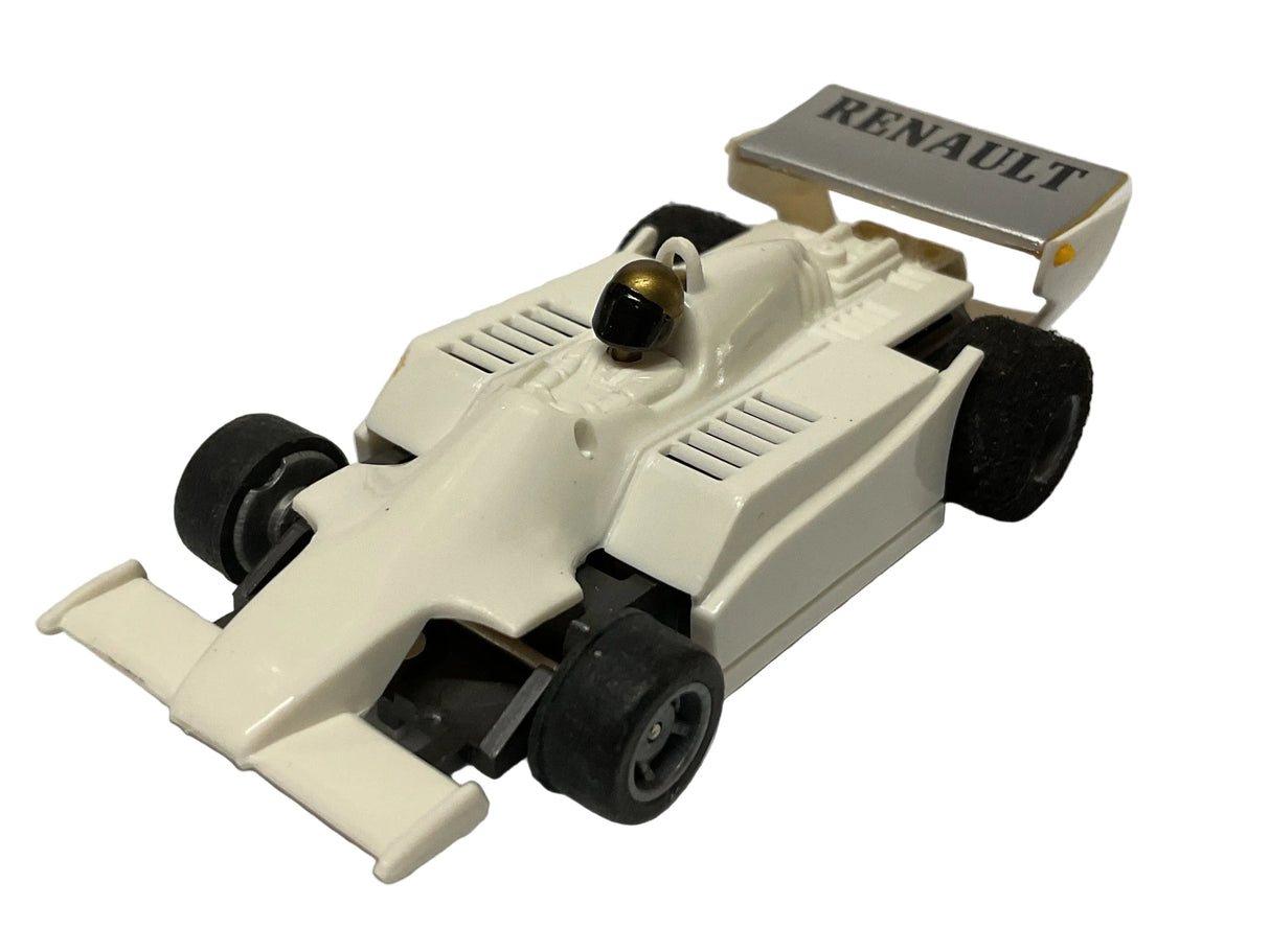 Renault F1 car plain body white 440 narrow chassis | B9105 | Tyco