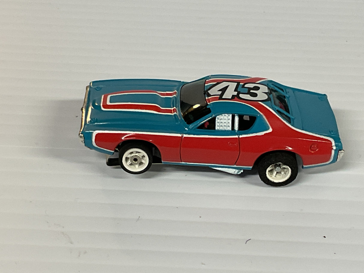 Aurora AFX Plymouth Road Runner Stock Car # 43 Petty Charger TVGuide Promo | 1062 | Aurora - AFX