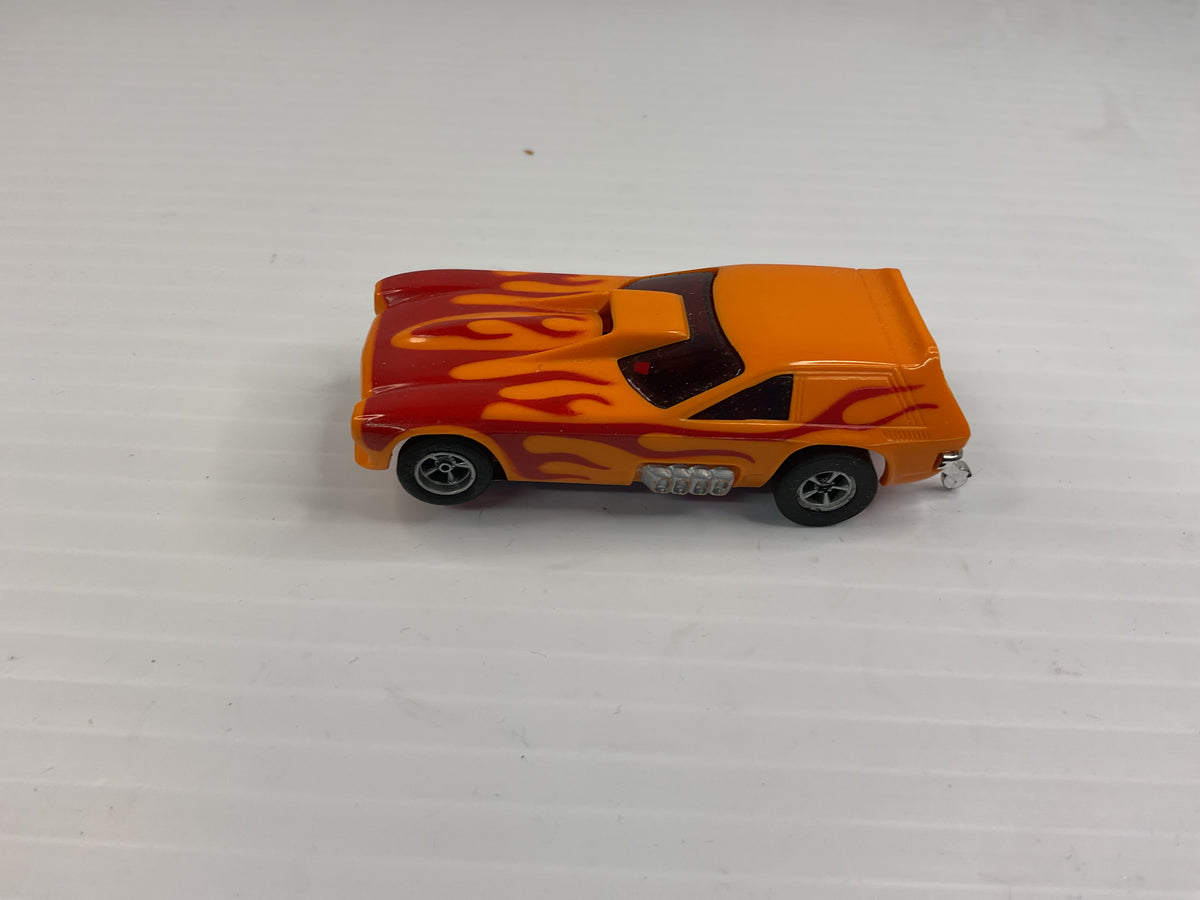 Aurora AFX non-magnatraction 1971 Vega Gasser Orange/Red Flames | 1759 | Aurora - AFX