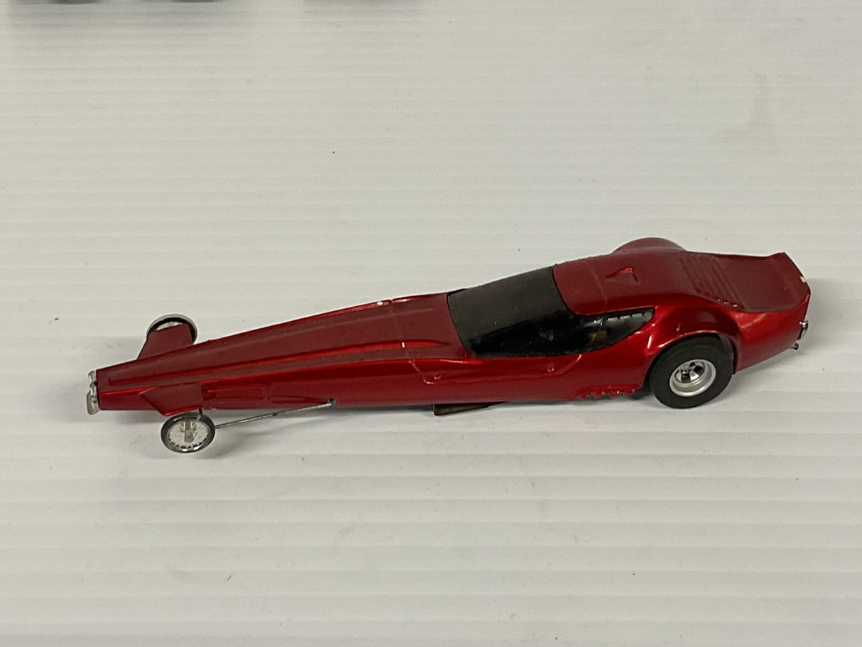 Aurora AFX non-magnatraction Dodge "Aztec" Dragster Candy Plated Red | 1792 | Aurora - AFX