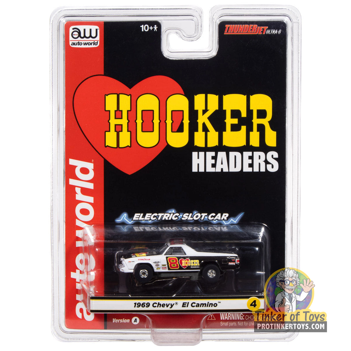 Thunderjet 1969 Chevy El Camino (Black & White) | SC422 | Auto World