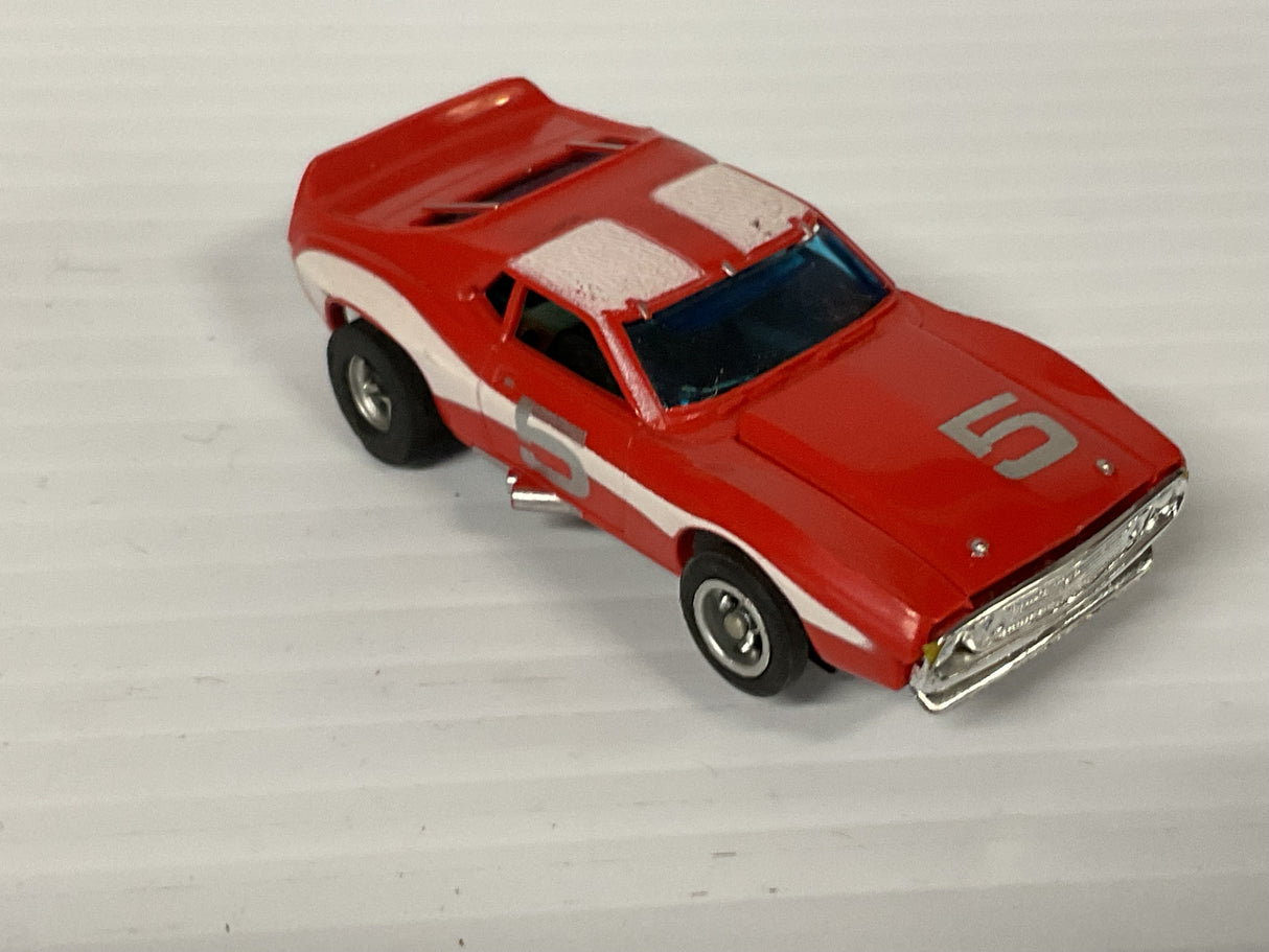Aurora AFX magnatraction Javelin Trans Am red/white #5 | 1906 | Aurora - AFX