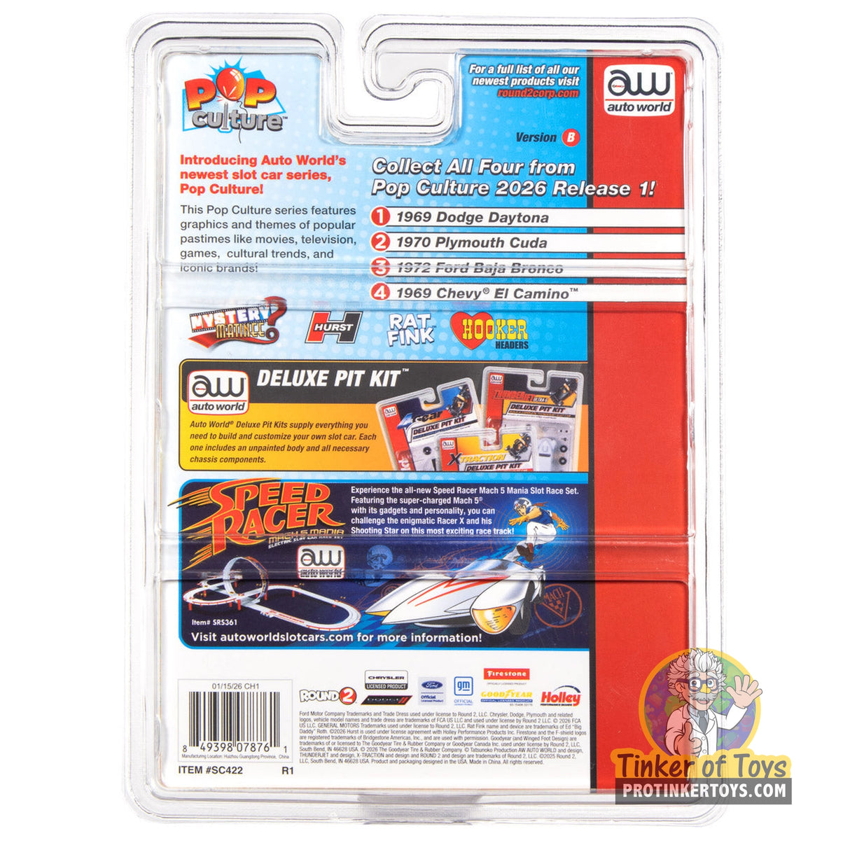 Xtraction 1969 Dodge Daytona Mystery Matinee (Red) | SC422 | Auto World