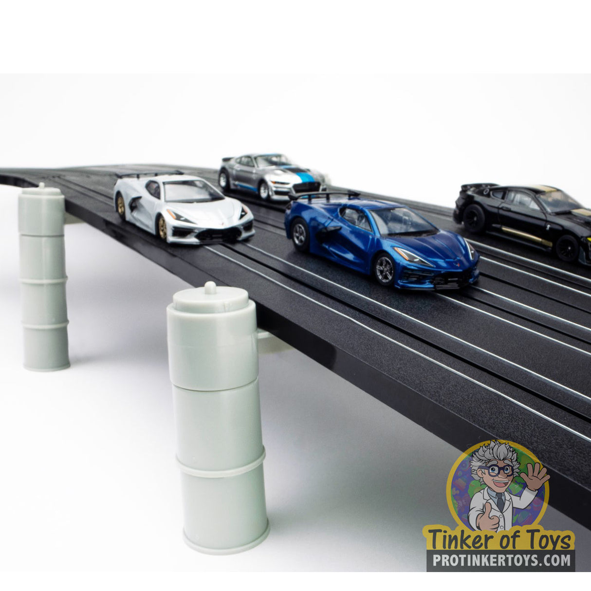 4 Lane Bridge Support (4 Pack) | 70618 | AFX/Racemasters