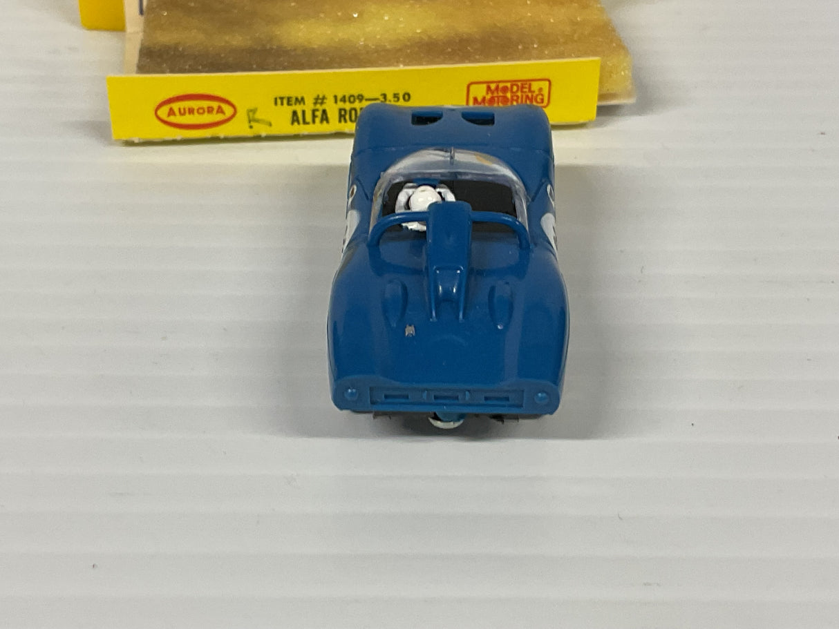 Aurora AFX Alfa Romeo Blue Thunder-jet | 1409 | Aurora - AFX- Model Motoring