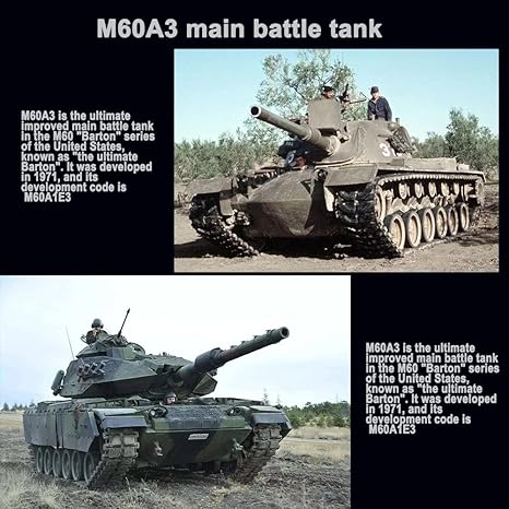 Remote Control Heavy Tank M60A3R/C | TDM20223P | IMEX-RC