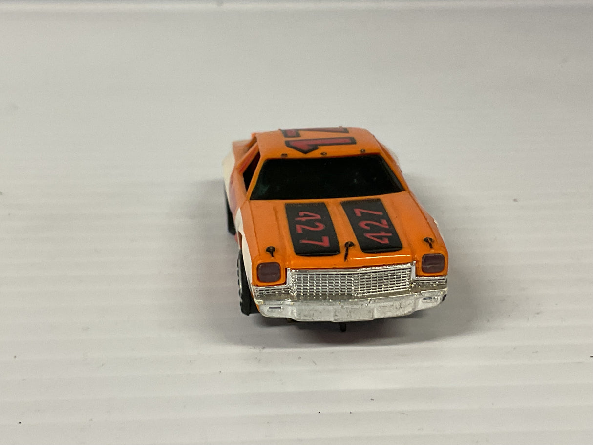 Aurora AFX magnatraction lighted Chevelle Stocker orange/white #17 | 1929 | Aurora - AFX