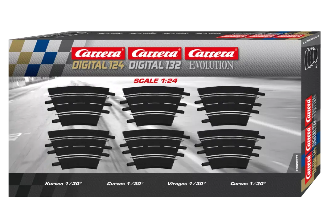 Curve 1/30° (6) | 20020577 | Carrera