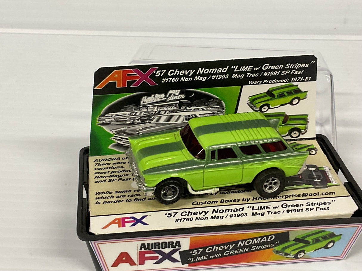 Aurora AFX 1957 Chevy Nomand "Lime w/Green stripes | 1760 | Aurora - AFX