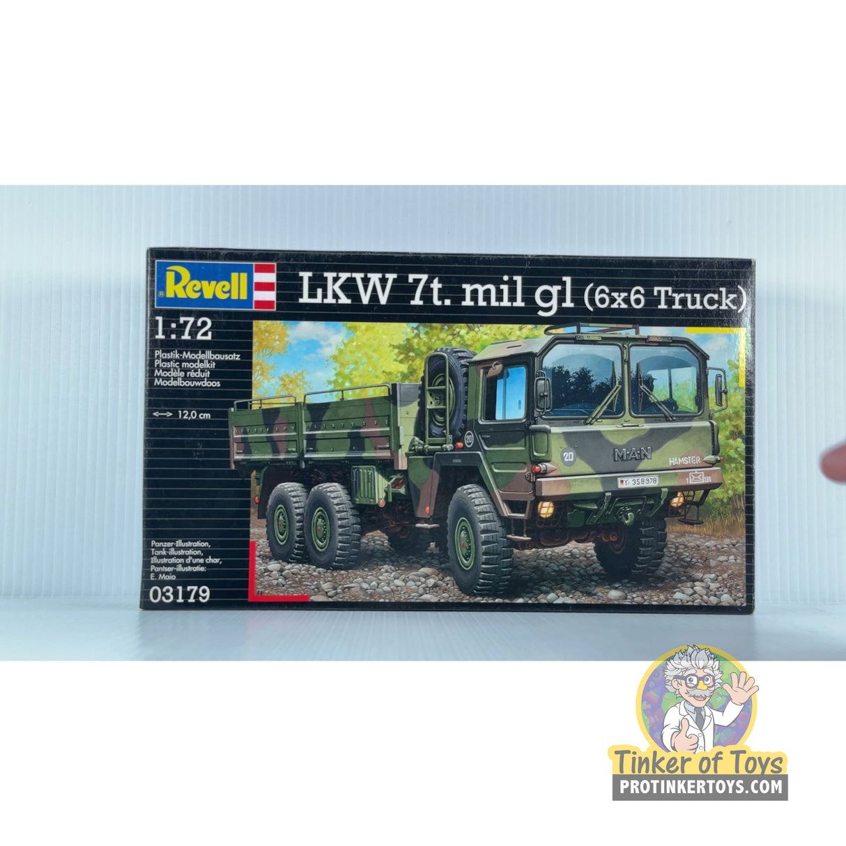 LKW 7t. mil gl (6x6 Truck) 1:72 | 03179 | Revell