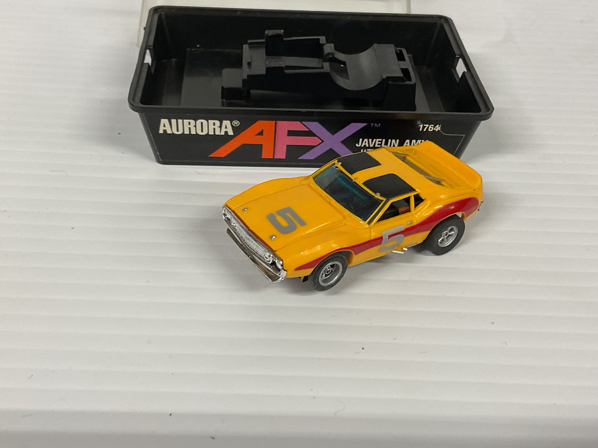 Aurora AFX Javelin AMX "Trans-AM" Yellow non-mag | 1764 | Aurora - AFX