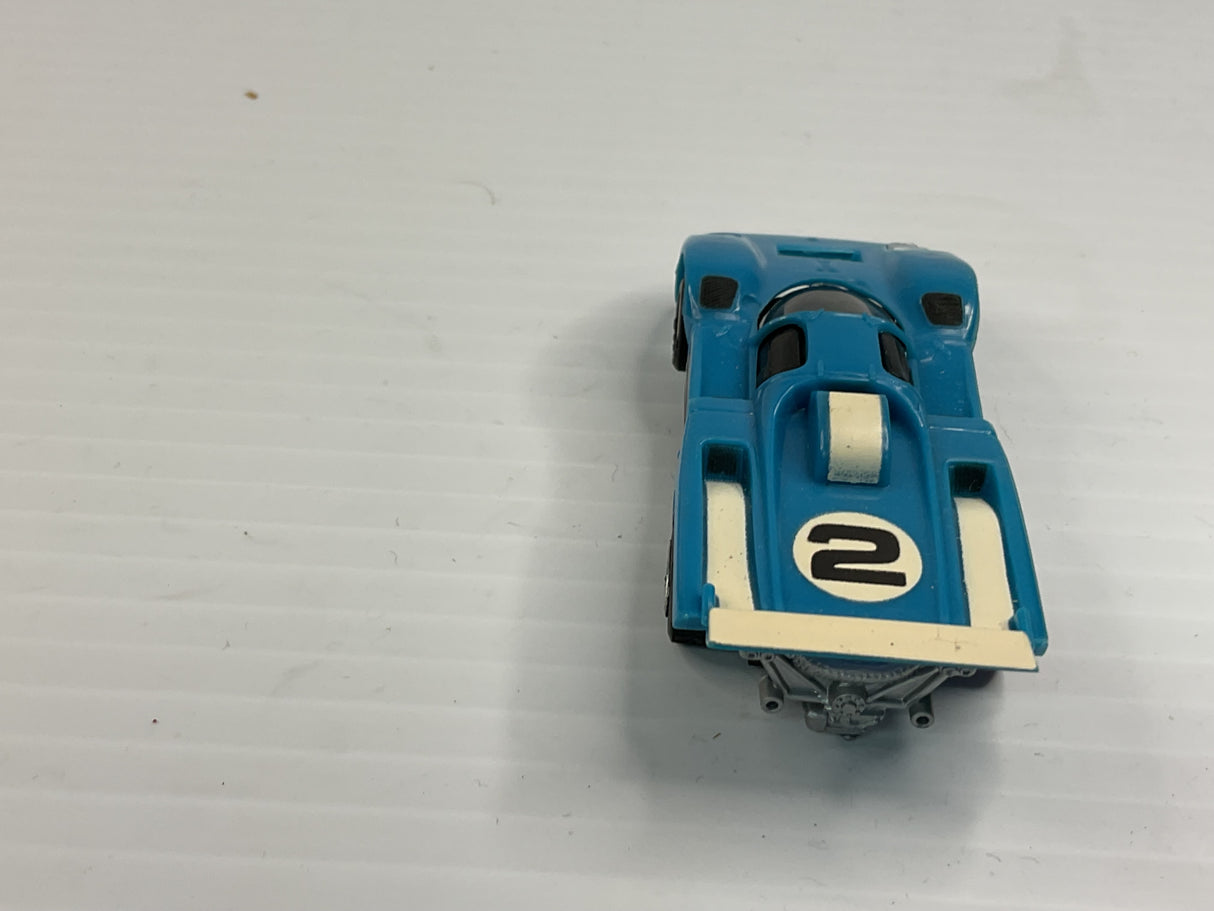 Aurora AFX magnatraction Lighted Ferrari 512M Blue/White #2 | 1974 | Aurora - AFX
