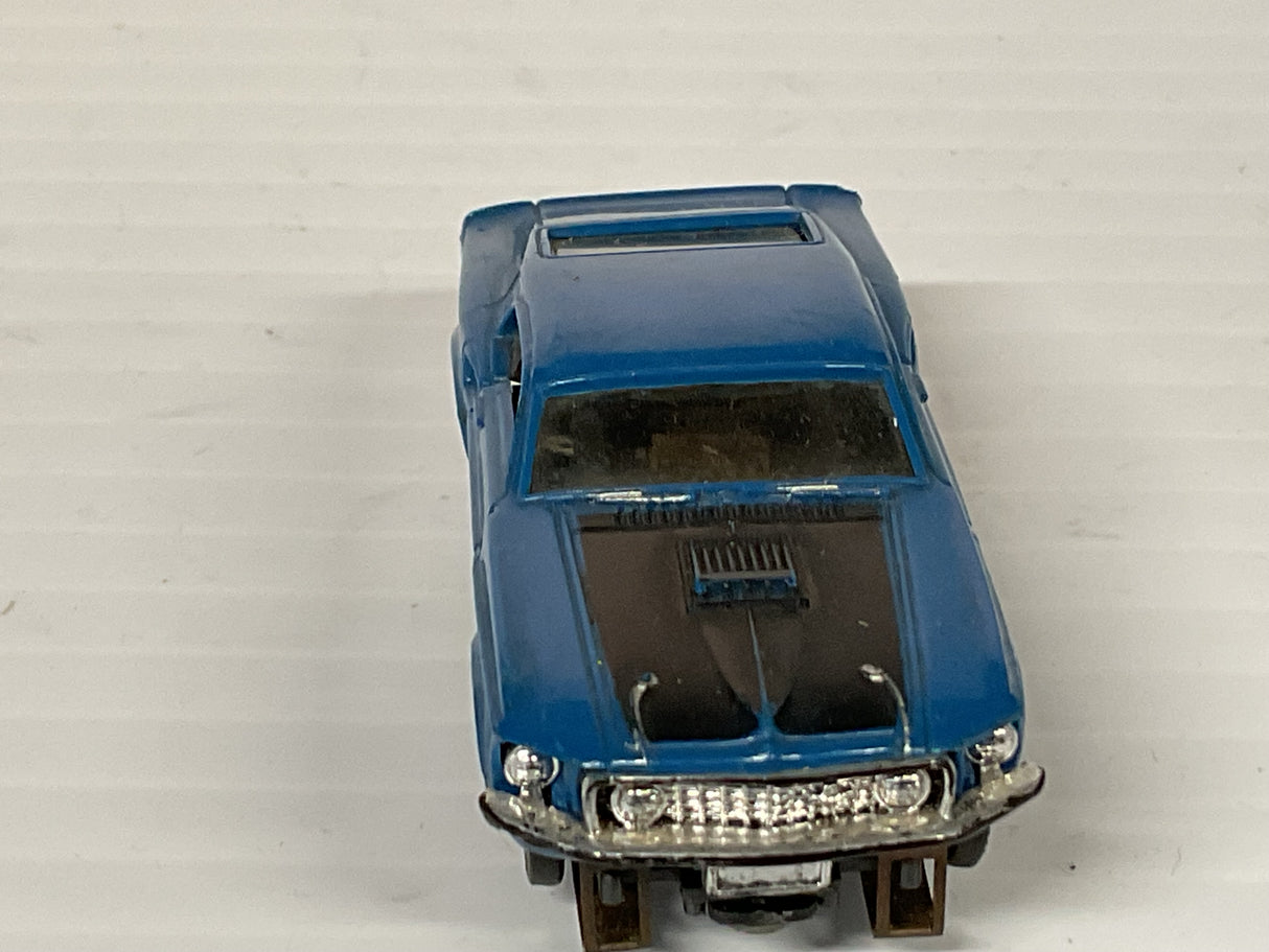 Aurora AFX -Thunder-jet Mach 1 Mustang Blue/Black | 1415 | Aurora - AFX- Model Motoring