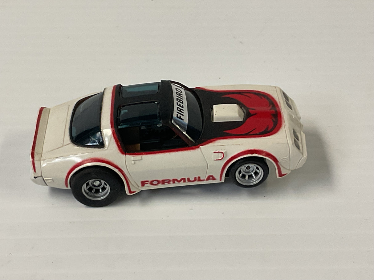 Aurora AFX magnatraction Pontiac, Firebird Trans Am, red/black/white lighted, | 1981 | Aurora - AFX