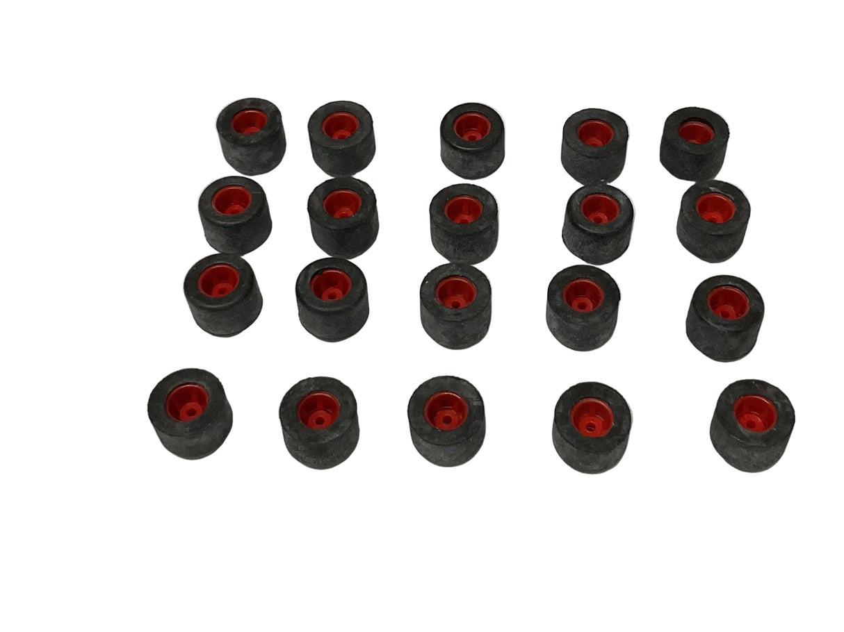 440x2 Rear Tires w/ Red Hubs 10 Sets | H7009 | Tyco