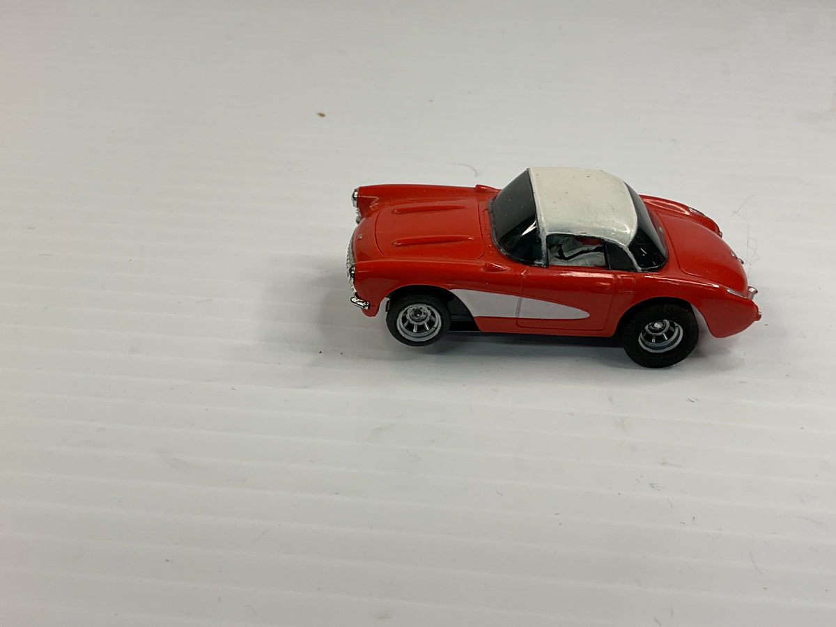 Aurora AFX magnatraction '57 Corvette Hardtop Red/White | 1968 | Aurora - AFX