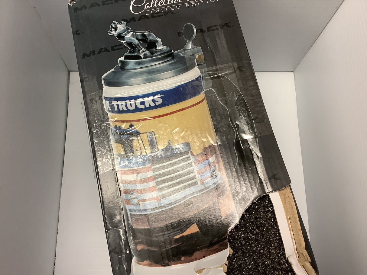 Mack DM800 Limited Edition Collector Stein damage box