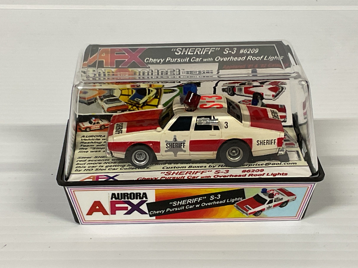 Aurora AFX "Sheriff" S-3 Red/White |6209 | Aurora - AFX