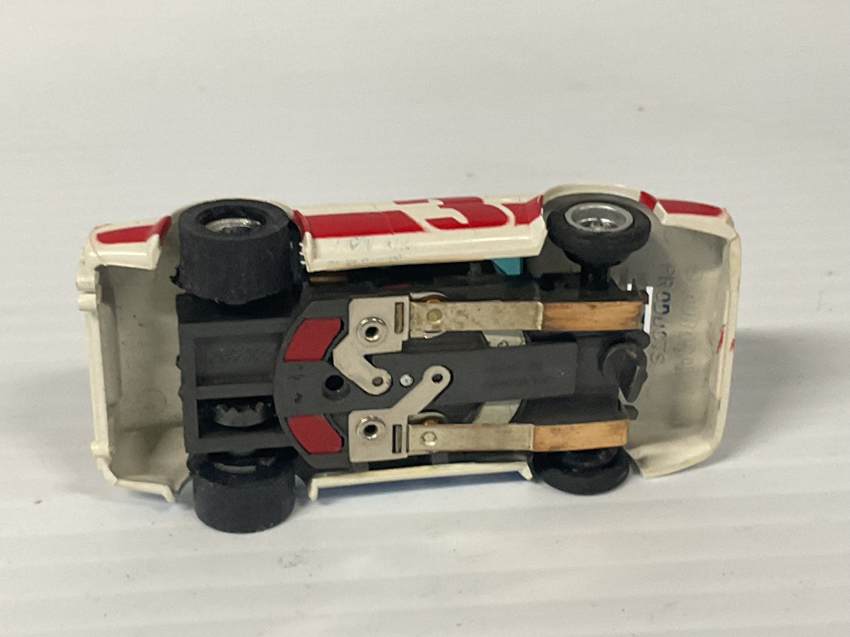 Aurora AFX magnatraction BMW M1 white/blue/red #3 | 1957 | Aurora - AFX