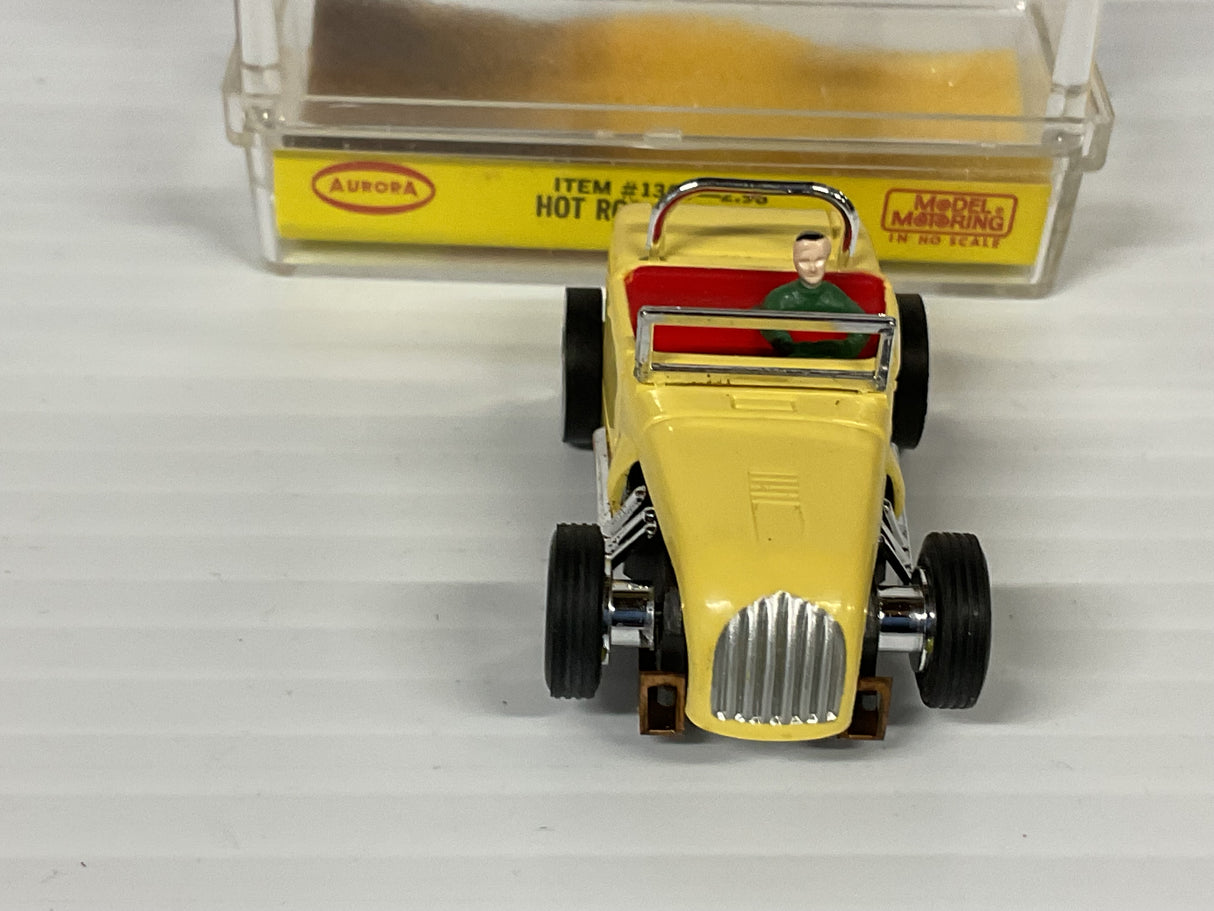 Aurora AFX Hot Rod Roadster Yellow Thunder-jet | 1365 | Aurora - AFX- Model Motoring