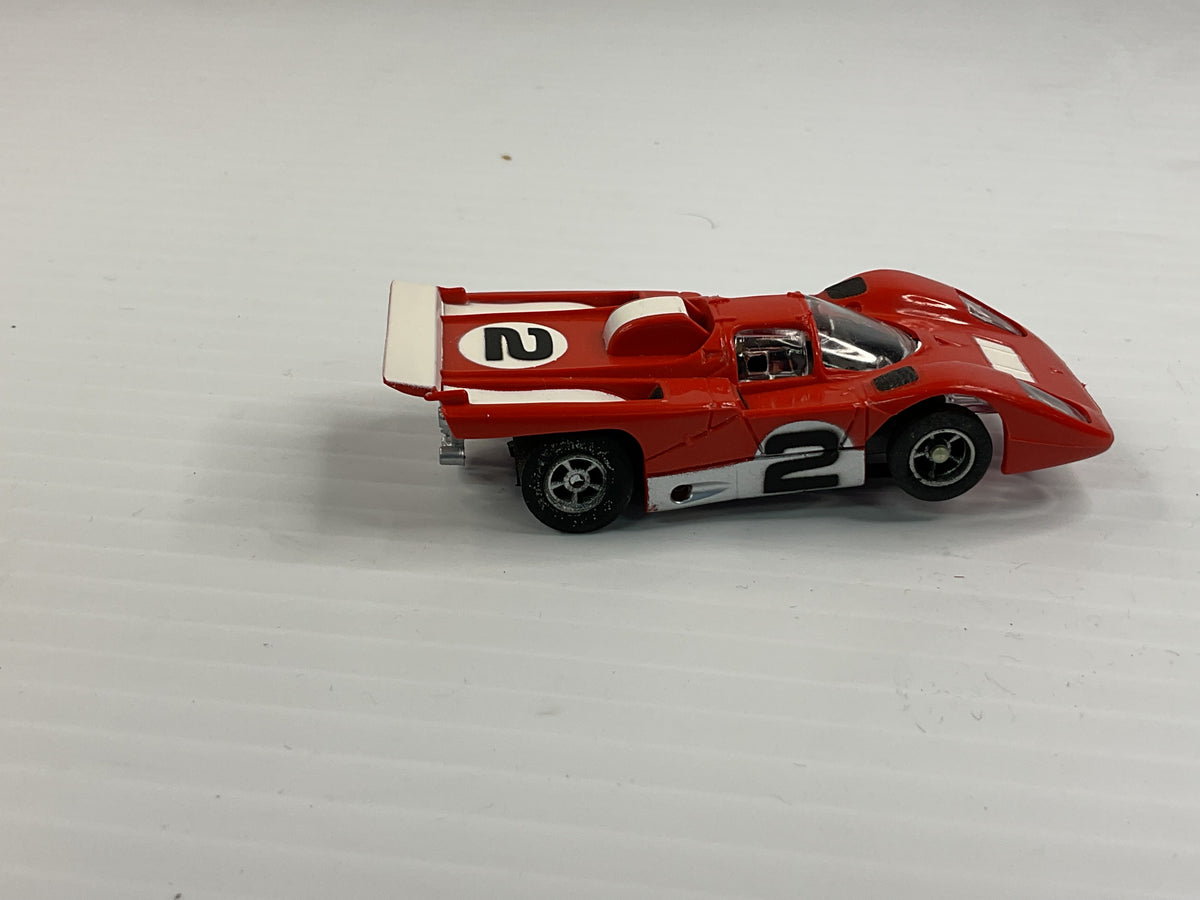 Aurora AFX magnatraction Lighted Ferrari 512M Red/White #2 | 1974 | Aurora - AFX
