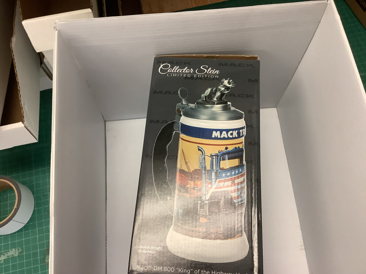 Mack DM800 Limited Edition Collector Stein damage box