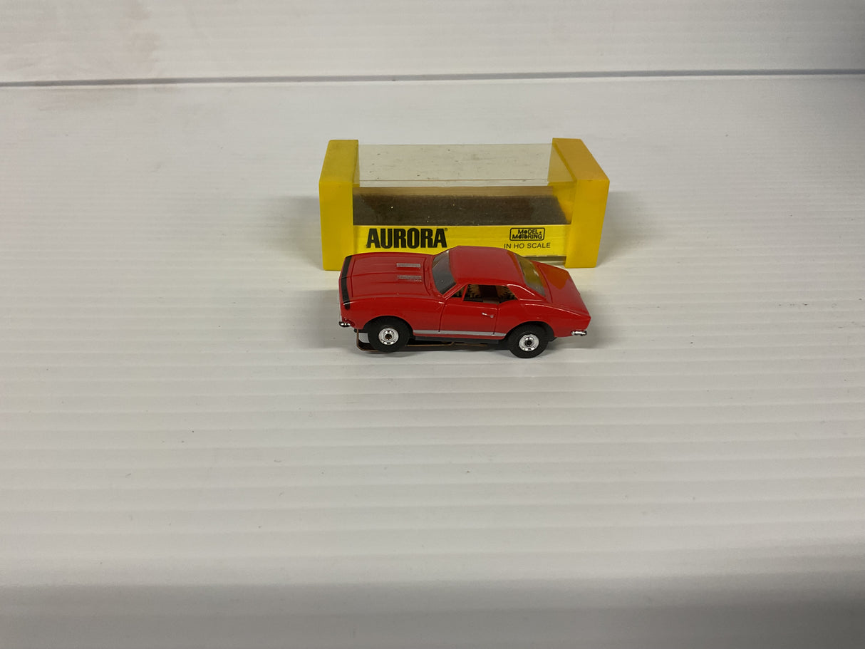 Aurora AFX Camero 1967-70 Red/Black Stripe Thunder-jet | 1388 | Aurora - AFX- Model Motoring
