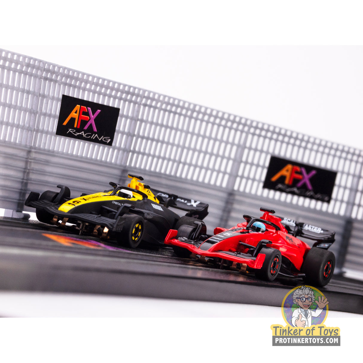 Formula 2-Pack – Red/Black and Black/Yellow | 22106 | AFX/Racemasters
